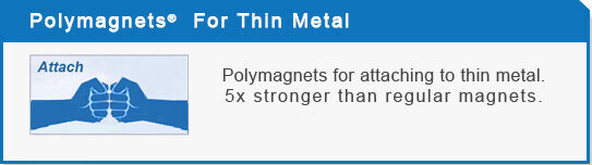 Thin Metal Polymagnets